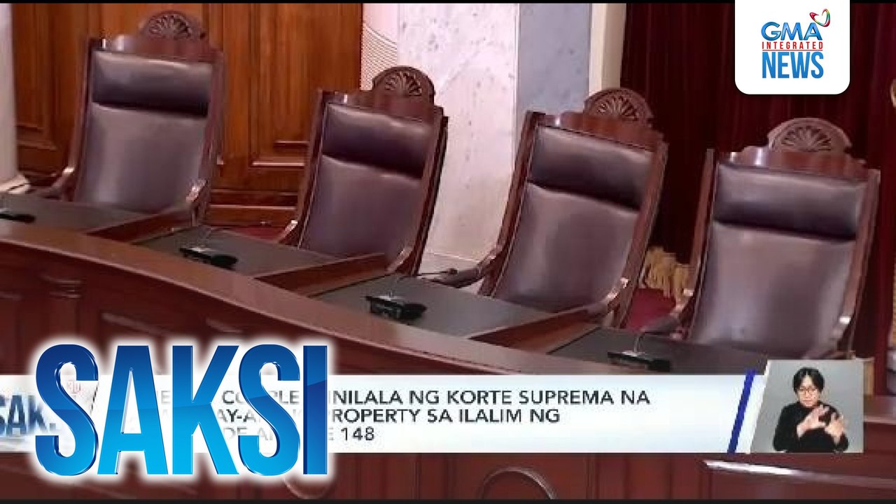 Same-sex couple, kinilala ng Korte Suprema na kapwa may-ari ng property sa ilalim ng Family code article 148 | Saksi