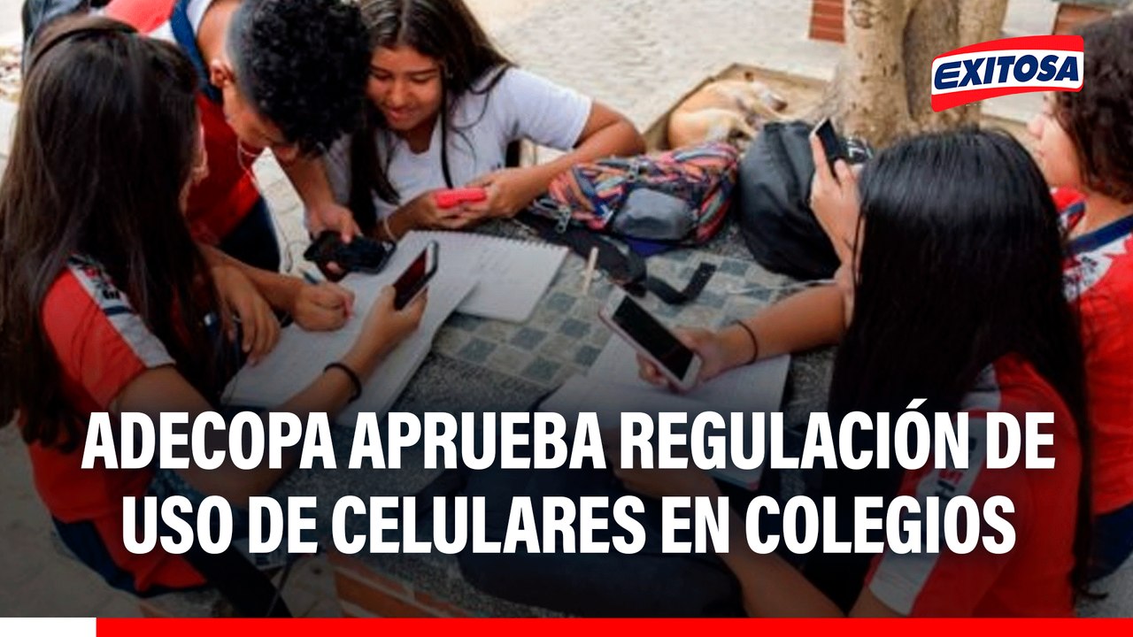🔴🔵 ADECOPA aprueba regulación de uso de celulares en colegios: "Hay que ordenar cómo se usará"