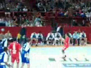 tournoi hand ball  bercy 2008 JO2008 france tunisie