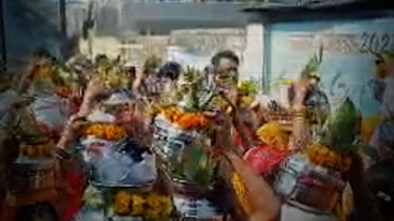 कलश यात्रा के दौरान मची भगदड़