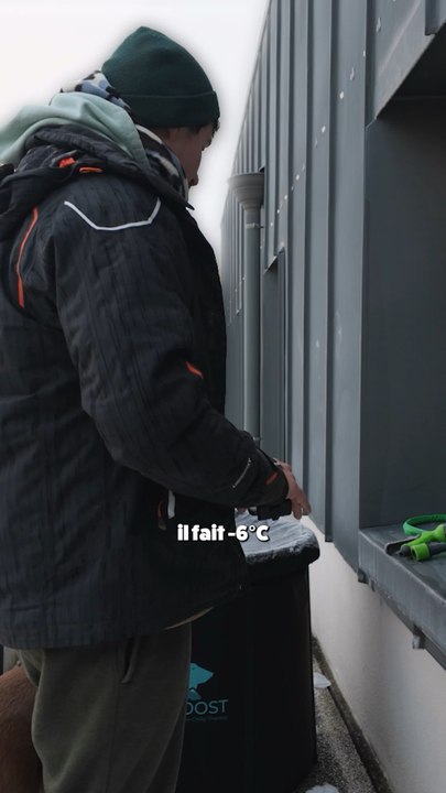 À la fraîche, c’est parti 🙄🥶 #froid #science #experience