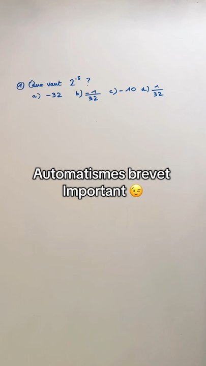 Automatismes du brevet !