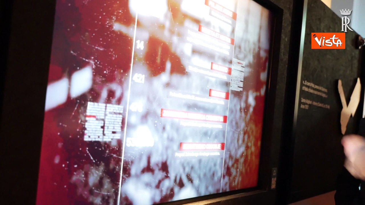 Mattarella visita la mostra Mostra degli Esuli Fiumani, Dalmati e Istriani al Vittoriano