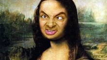 Mr Bean als Mona Lisa