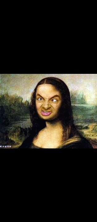 Mr Bean als Mona Lisa