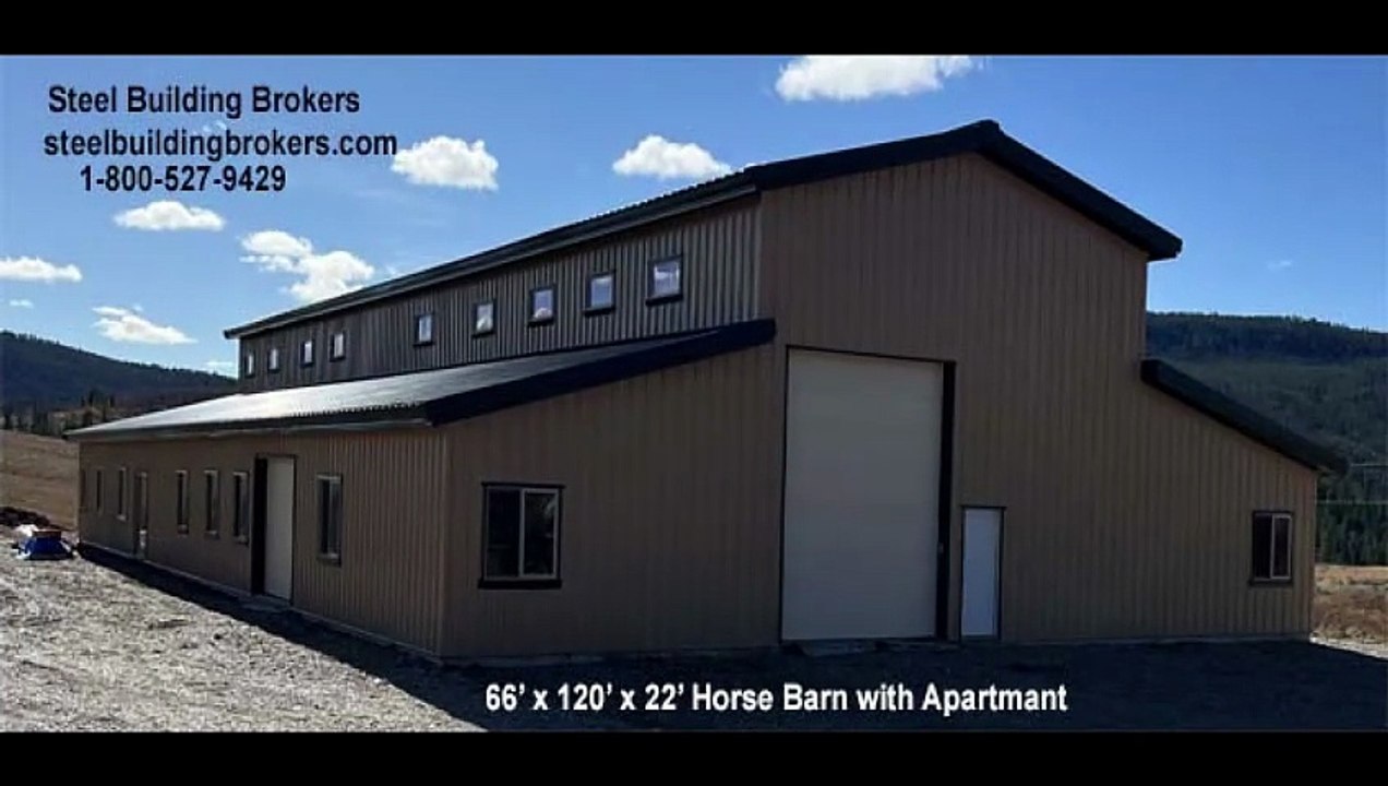 Steel Building With Apartment