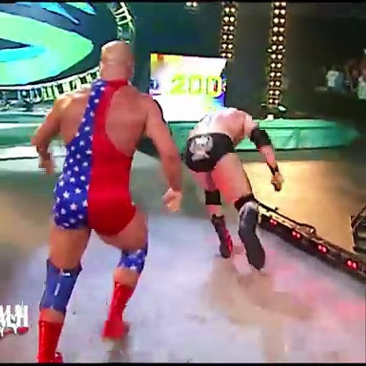Kurt Angle vs Brock Lesnar