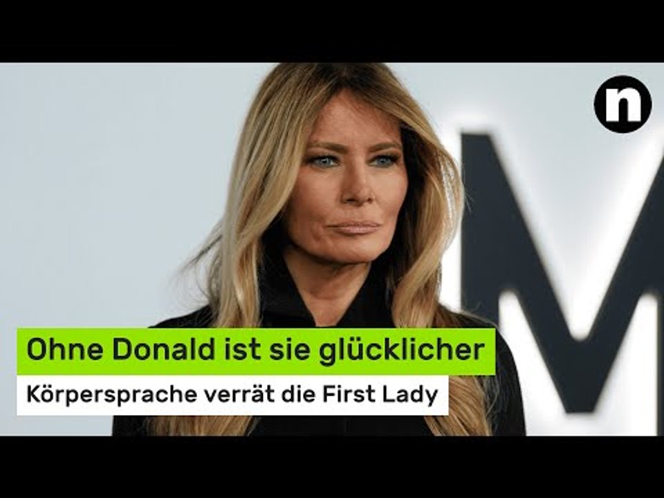 Melania Trump: Ohne Donald ist sie glücklicher - Körpersprache verrät die First Lady
