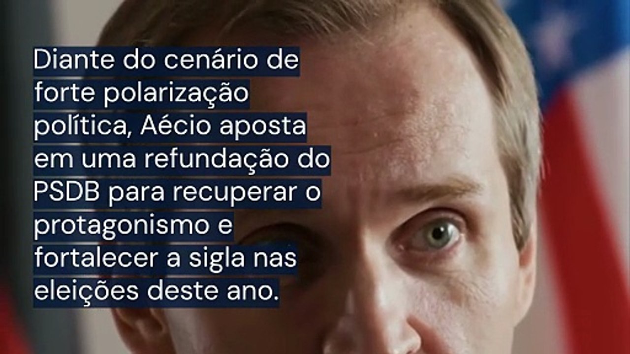 Aécio Neves aposta na refundação do PSDB em meio à polarização