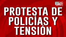 Protesta de policías y tensión: 20 efectivos pasados a disponibilidad