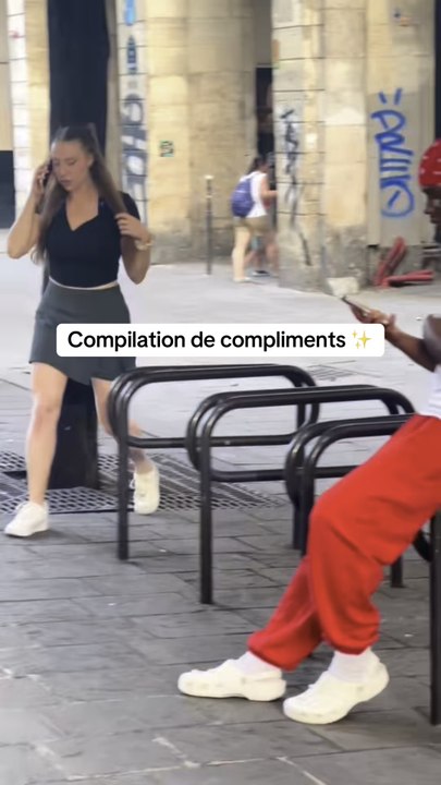 Je fais des compliments à des inconnus 😃