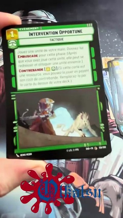 UntapUpkeepDrawFR ouverture 1 booster Star Wars: Unlimited - Set 2 - Ombres de la Galaxie