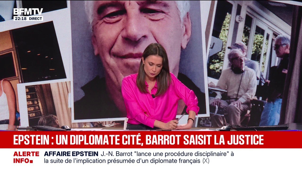 Jean-Noël Barrot saisit la justice après "la mise en cause" d'un diplomate français dans l'affaire Epstein