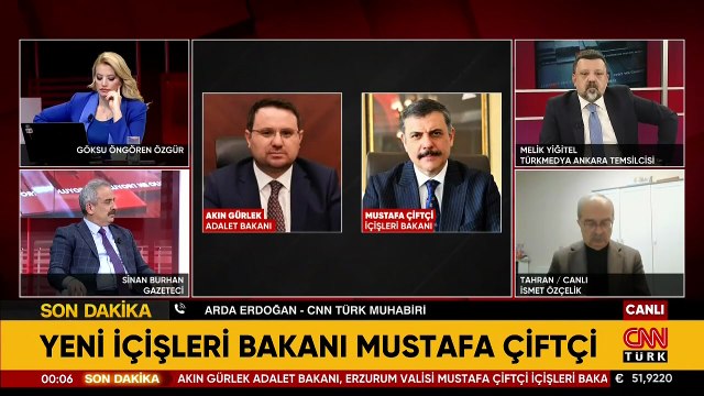 SON DAKİKA | İki bakanlıkta bayrak değişimi! Akın Gürlek Adalet Bakanı, Mustafa Çiftçi İçişleri Bakanı oldu