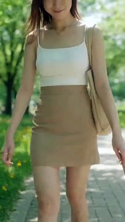 ワンちゃんと散歩する美女 #AI #sora2