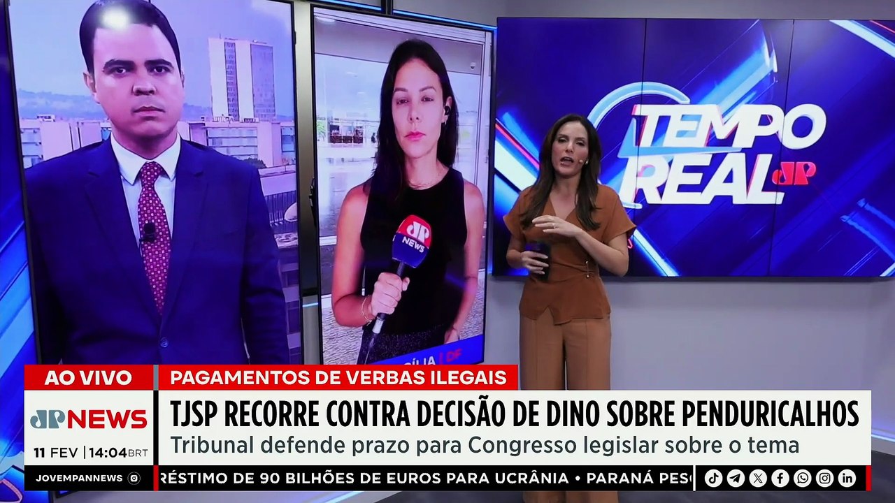 TJSP recorre contra decisão de Flávio Dino sobre suspensão dos penduricalhos | TEMPO REAL