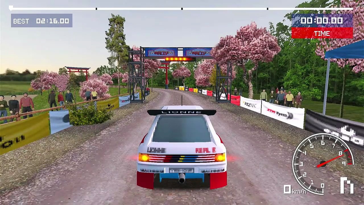 Old School Rally Nintendo Switch 1 - Gameplay