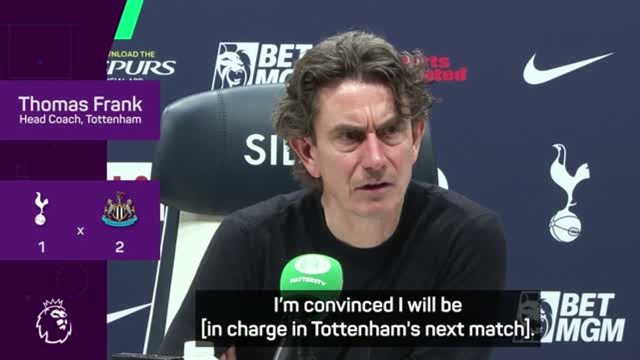 Spurs hierarchy won't sack me before Arsenal match - Frank