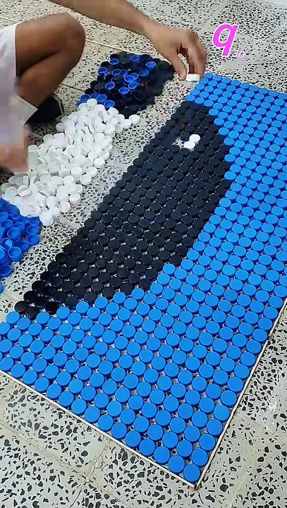 Do You See a Penguin? 🐧✨ | Made from Bottle Caps