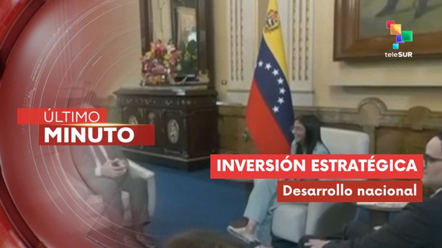 Pdta. (E) Rodríguez fortalece alianzas para impulsar inversiones estratégicas