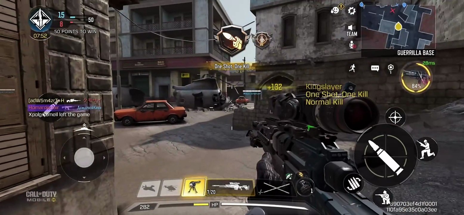 Fast Sniper Gameplay ⚡ One Shot Kills | Full Match قنص سريع ⚡ قتل بطلقة واحدة | مباراة كاملة