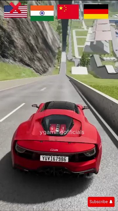 Height Reach Test by Different Countries | BeamNG.drive Simulation