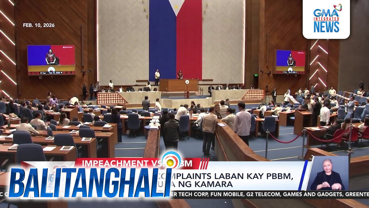 2 impeachment complaints laban kay PBBM, tuluyang ibinasura ng Kamara | Balitanghali