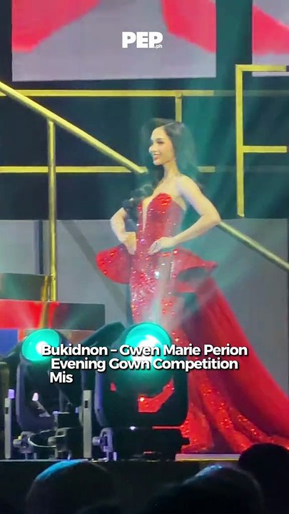 Miss World PH-Bukidnon Gwen Marie Perion in evening gown | PEP Coverage