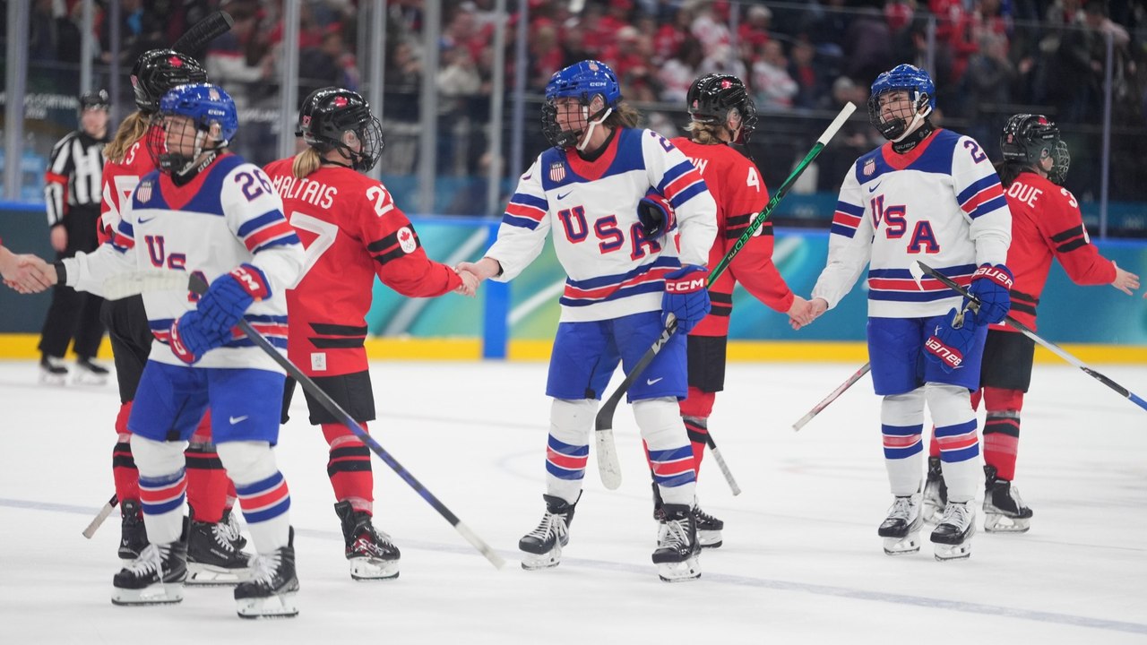 USA Women's Hockey Team Shuts Out Canada 5-0 in Olympics
