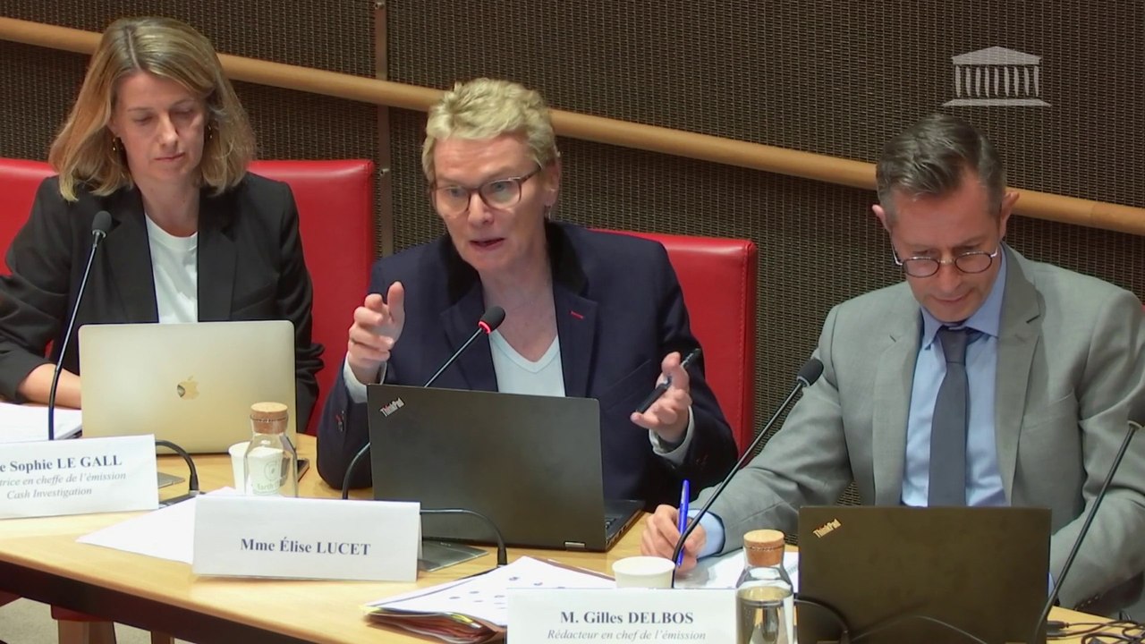 Commission audiovisuel public : Elise Lucet auditionnée