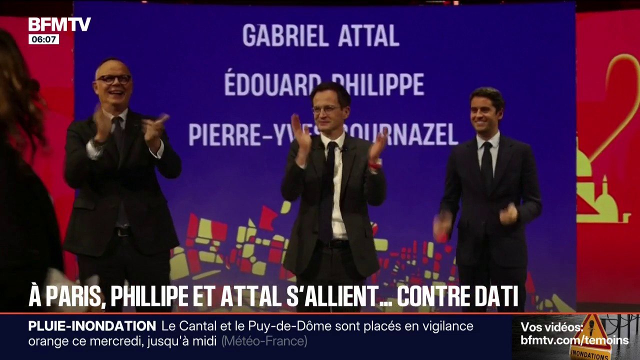 Municipales: Édouard Philippe et Gabriel Attal s'allient pour soutenir Pierre-Yves Bournazel à Paris