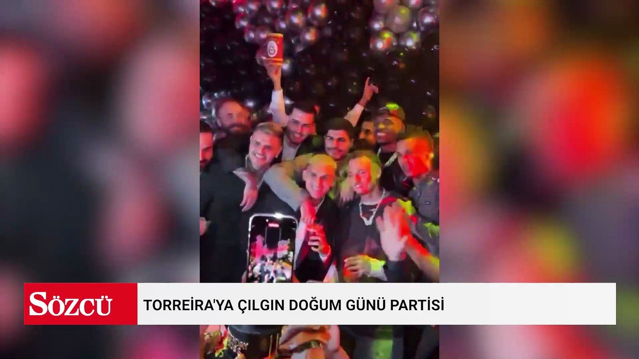 Torreira'ya çılgın doğum günü partisi