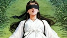 Jin Yong's The Return of the Condor Heroes Xiaolongnu  (小龙女  小龍女)  was blindfolded & hugged, and She felt his hands were beginning to become more and more improper 小龍女被人蒙住了眼睛親吻 AI
