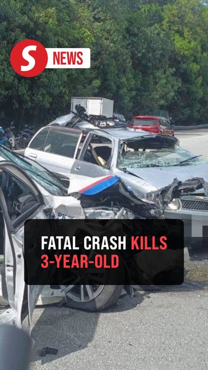 Three-year-old girl killed, three injured in Jalan Ipoh-Lumut car crash