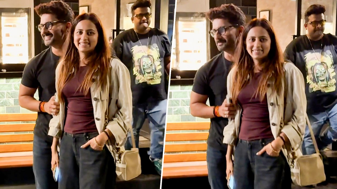 Ravi Dubey And Sargun Mehta Spotted On A Cozy Night Out In Bandra