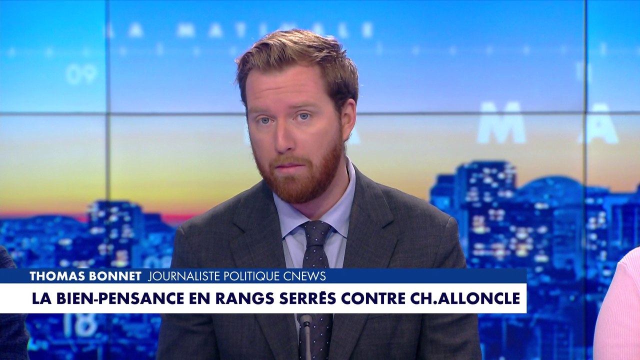 L'édito de Thomas Bonnet : «La bien-pensance en rangs serrés contre Charles Alloncle»