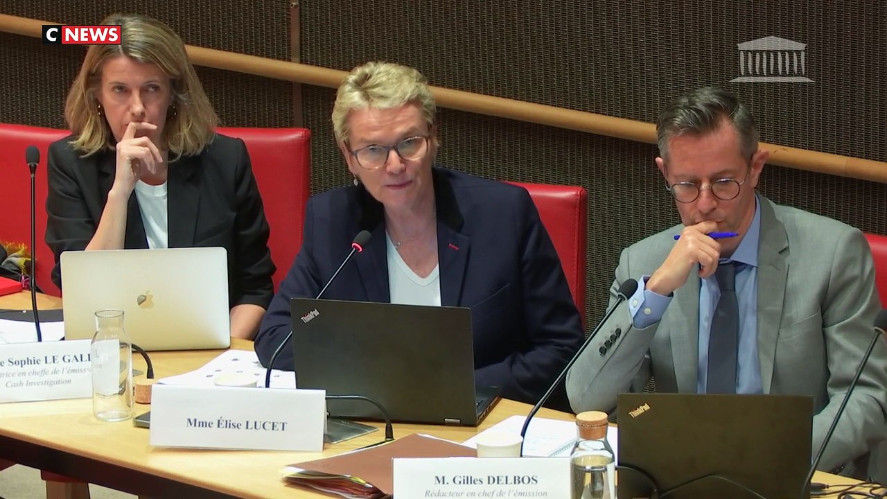 Commission audiovisuel public :  Elise Lucet auditionnée et interrogée sur ses choix éditoriaux