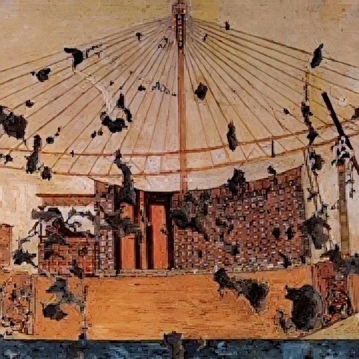 1,001 Paintings You Must See Before You Die 3: "Sailing Barge of Amenhotep Huy" by Unknown 1330 B.C. (18th Dynasty)