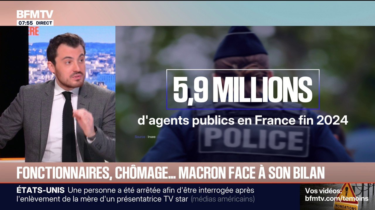 L'ÉDITO POLITIQUE D'ARTHUR - Fonctionnaires, chômage, industrie... Emmanuel Macron face à son bilan, "un cercueil de belles promesses"