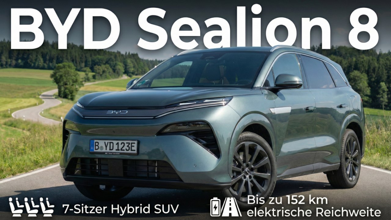 2026 BYD Sealion 8 (Atto 8): Luxus, Power & 1.000 Orders