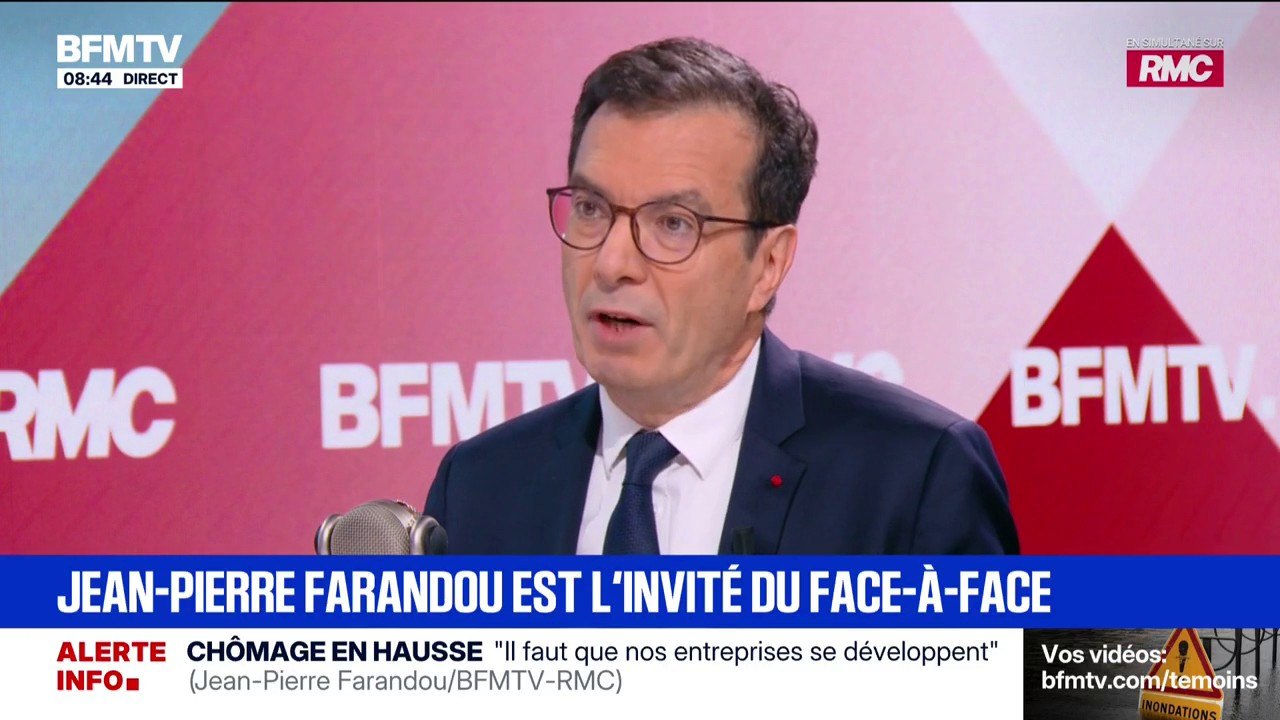 Jean-Pierre Farandou, ministre du Travail: "Il est très important que les familles françaises aient envie d'avoir des enfants"