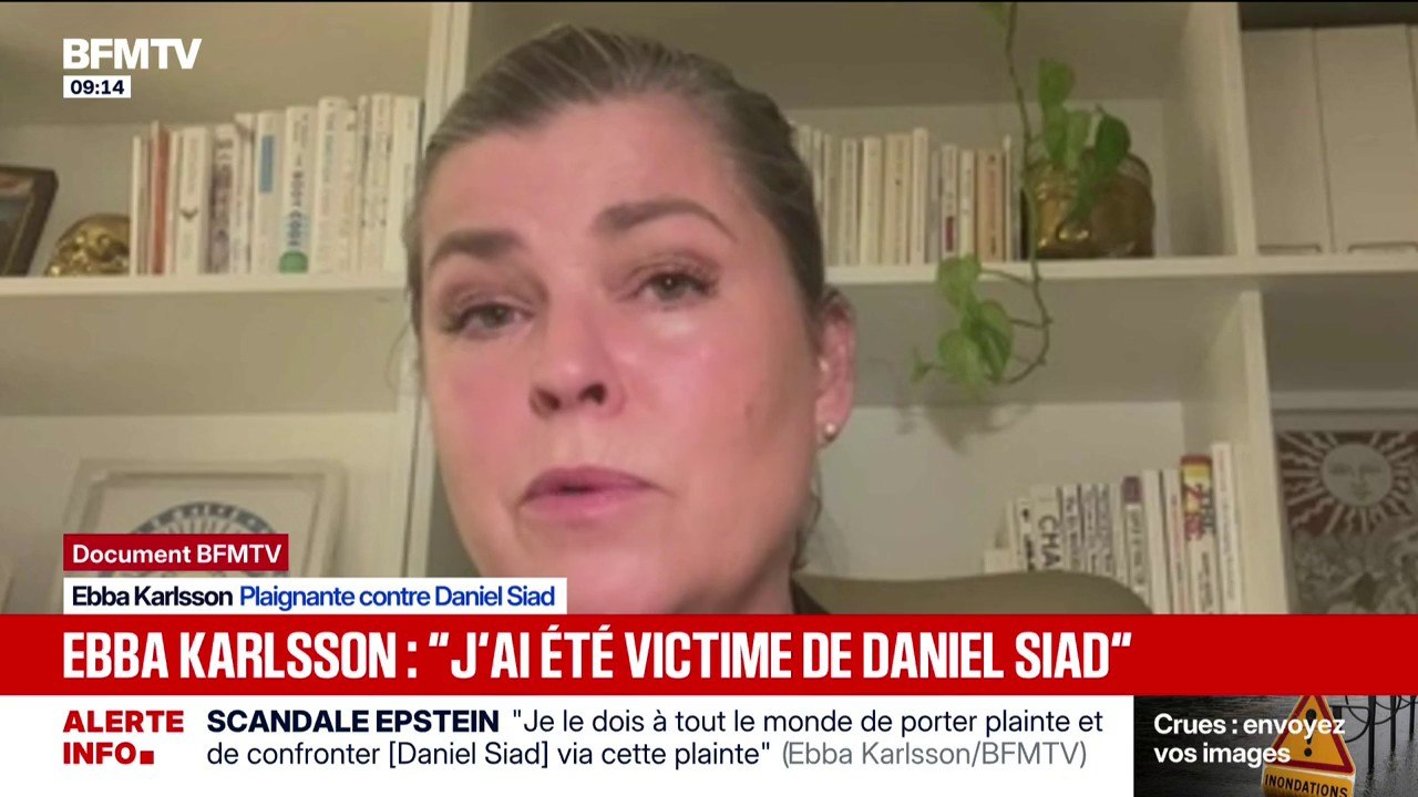 "Je le fais pour qu'une enquête soit ouverte": Ebba Karlsson, ex-mannequin, a déposé plainte contre Daniel Siad, suspecté d'être un recruteur de Jeffrey Epstein