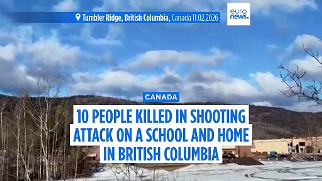 Attacker kills at least nine and injures dozens in British Columbia school shooting