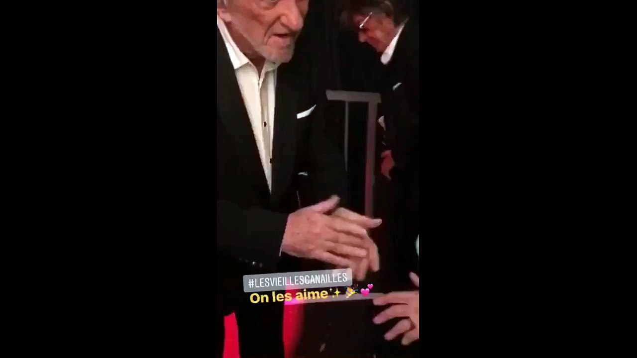 2017 – Johnny Hallyday – Les Vieilles Canailles : backstage au Zénith de Clermont-Ferrand (16 juin)