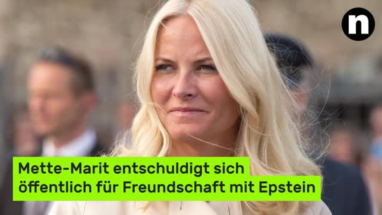 Kronprinzessin Mette-Marit: Prinzessin entschuldigt sich öffentlich für Freundschaft mit Epstein