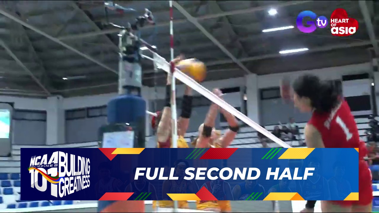 FULL SECOND HALF - Mapua Lady Cardinals vs San Beda Lady Red Spikers | NCAA Season 101