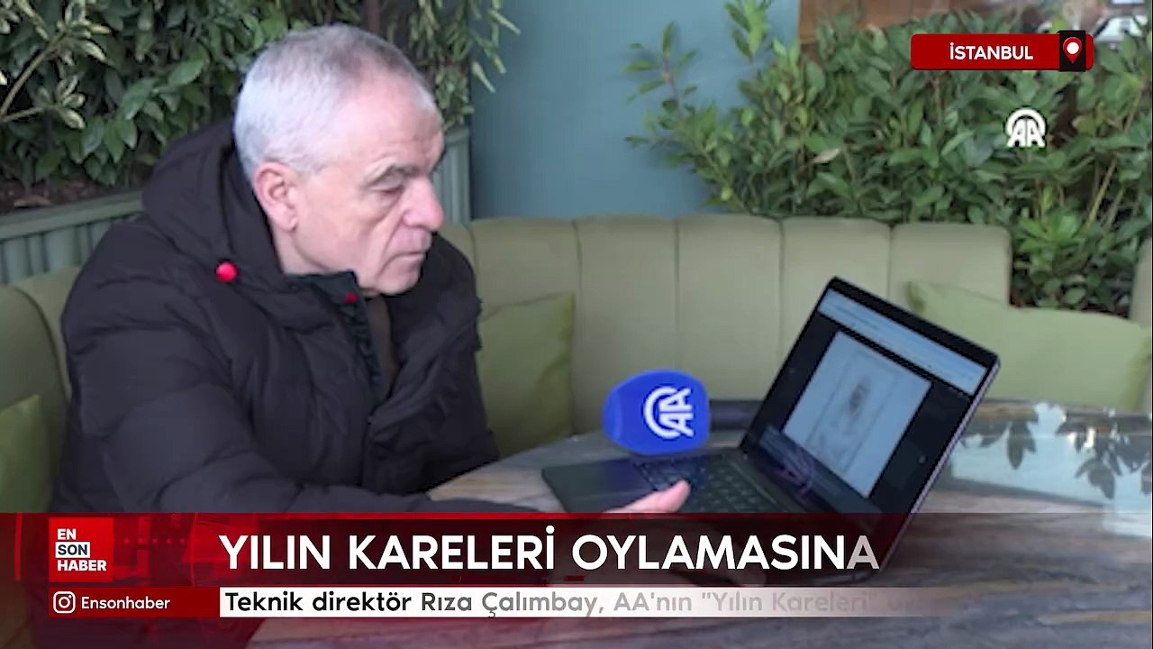 Teknik direktör Rıza Çalımbay, AA'nın "Yılın Kareleri" oylamasına katıldı