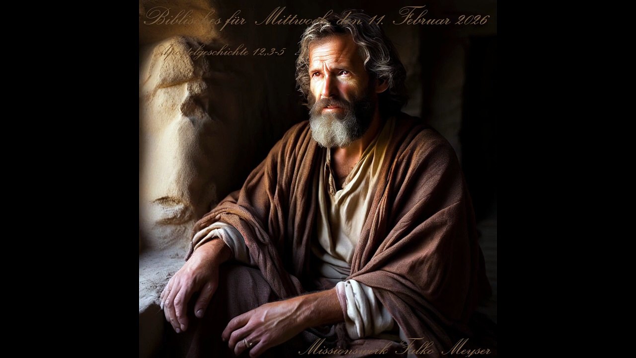 Biblisches für Mittwoch, den 11. Februar 2026, zu Apostelgeschichte 12,3-5