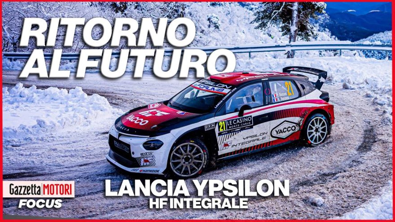 Lancia Ypsilon HF Integrale Rally2, il video onboard della prova a Montecarlo con Crugnola