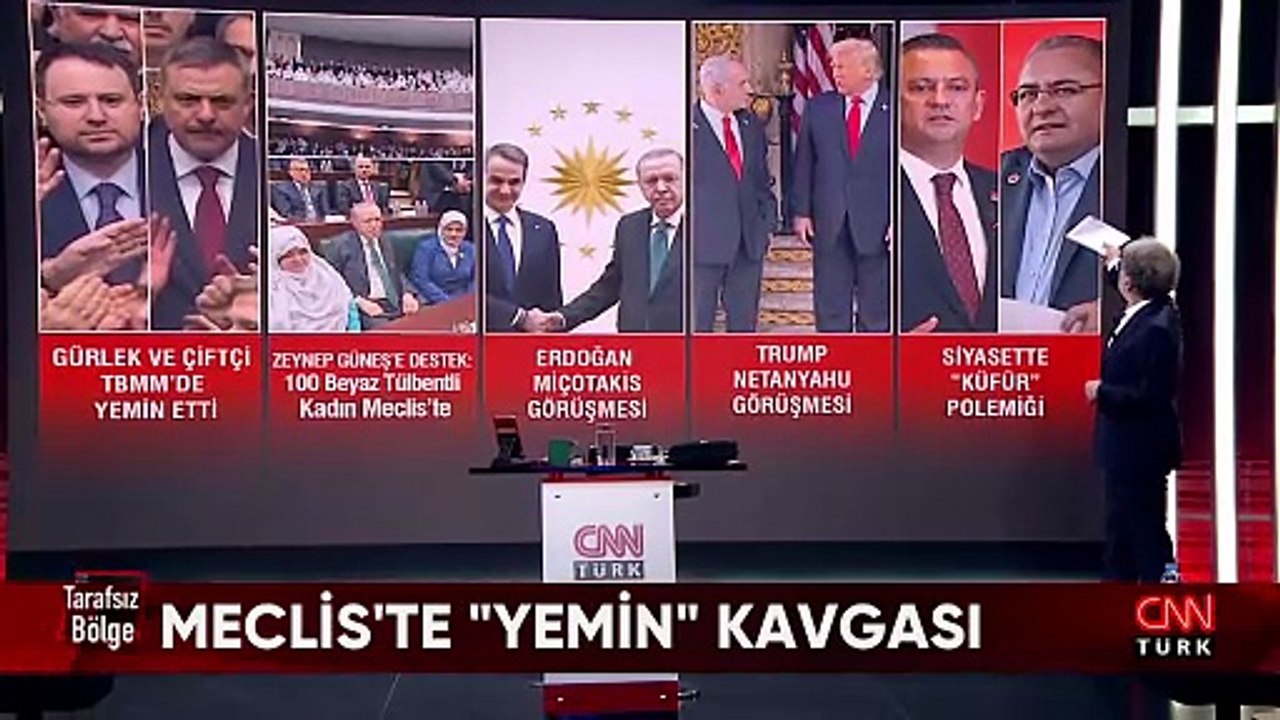 Akın Gürlek ve Mustafa Çiftçi'nin yemin törenin...